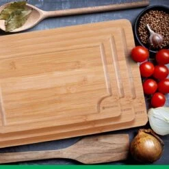 Rochester Snijplanken Hout – Borrelplank – Serveerplank - 3-Delig – Organisch Bamboe – Luxe Design – Hygienisch En Duurzaam -Kookgerei Koning Verkoop 1200x1200 3028