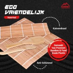 Summit Products Sushi Bazooka Kit- Sushi Maker Set- Sushi Kit- All In One Sushi Set- Inclusief Online Bereidingsgids- Zwart 20 Summit Products Sushi Bazooka Kit- Sushi Maker Set- Sushi Kit- All In One Sushi Set- Inclusief Online Bereidingsgids- Zwart -Kookgerei Koning Verkoop 1200x1200 3082