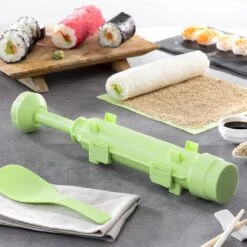 Fabula Sushi Bazooka 3 Delig - Sushi Maker - Sushi Kit - Inclusief Recepten -Kookgerei Koning Verkoop 1200x1200 3088