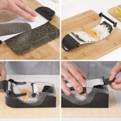 Fabula Sushi Maker - Sushi Kit - Sushi Roller - Sushi Machine - Zelf Sushi Maken - Incl. 4 Recepten -Kookgerei Koning Verkoop 1200x1200 3110