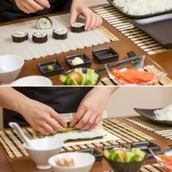 Deleca 24-delige Sushi Maker Kit - Traditionele Set Zonder Bazooka - Incl. Bamboe Stokjes En Accessoires - XL 12 Deleca 24-delige Sushi Maker Kit - Traditionele Set Zonder Bazooka - Incl. Bamboe Stokjes En Accessoires - XL -Kookgerei Koning Verkoop 1200x1200 3127