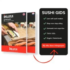 Deleca 24-delige Sushi Maker Kit - Traditionele Set Zonder Bazooka - Incl. Bamboe Stokjes En Accessoires - XL 16 Deleca 24-delige Sushi Maker Kit - Traditionele Set Zonder Bazooka - Incl. Bamboe Stokjes En Accessoires - XL -Kookgerei Koning Verkoop 1200x1200 3131