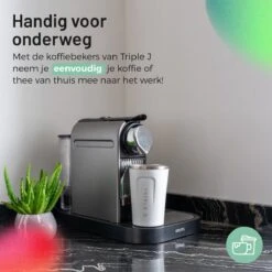 Triple J® Koffiebeker To Go - Thermosbeker - BPA & Lekvrij - 380ml - Wit 9 Triple J® Koffiebeker To Go - Thermosbeker - BPA & Lekvrij - 380ml - Wit -Kookgerei Koning Verkoop 1200x1200 315