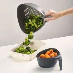 Joseph Joseph Nest Colanders Vergiet Grijs - 2 Delig