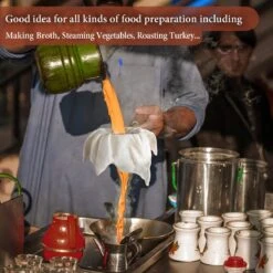 BOTC Kaasdoek - Passeerdoek - 95 X 90 Cm - 2 Stuks -zachte Neteldoek - Passeerdoek - 100% Linnen – Ongebleekt - Micromousseline 20 BOTC Kaasdoek - Passeerdoek - 95 X 90 Cm - 2 Stuks -zachte Neteldoek - Passeerdoek - 100% Linnen – Ongebleekt - Micromousseline -Kookgerei Koning Verkoop 1200x1200 3234