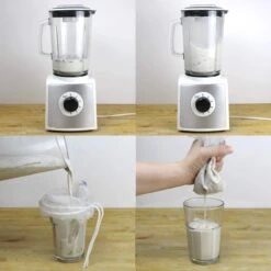 Amazy Set Van 2 Notenmelkzakken Van Hennep Incl. Inzetstuk Met Applicatietips | 100% Natuurlijk - Veelzijdig Zeefdoek Voor Het Bereiden Van Notenmelk, Groentesappen En Smoothies (2 Stuks | Driehoek) 11 Amazy Set Van 2 Notenmelkzakken Van Hennep Incl. Inzetstuk Met Applicatietips | 100% Natuurlijk - Veelzijdig Zeefdoek Voor Het Bereiden Van Notenmelk, Groentesappen En Smoothies (2 Stuks | Driehoek) -Kookgerei Koning Verkoop 1200x1200 3276