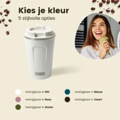 LaCardia Koffiebeker To Go Premium Wit – Thermosbeker – Theebeker – 380ML – Herbruikbaar 14 LaCardia Koffiebeker To Go Premium Wit – Thermosbeker – Theebeker – 380ML – Herbruikbaar -Kookgerei Koning Verkoop 1200x1200 329