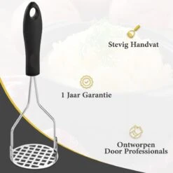 ProudProducts - Aardappelstamper – Pureestamper - RVS -Kookgerei Koning Verkoop 1200x1200 3298