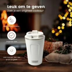 LaCardia Koffiebeker To Go Premium Wit – Thermosbeker – Theebeker – 380ML – Herbruikbaar 19 LaCardia Koffiebeker To Go Premium Wit – Thermosbeker – Theebeker – 380ML – Herbruikbaar -Kookgerei Koning Verkoop 1200x1200 331
