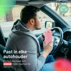 Triple J® Koffiebeker To Go - Thermosbeker - BPA & Lekvrij - 510ml - Roze -Kookgerei Koning Verkoop 1200x1200 335