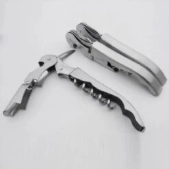 Kurkentrekker - Wijnopener - Bieropener - Kelnermes - Flesopener- Bierflesopener - Volledig RVS -Kookgerei Koning Verkoop 1200x1200 3364