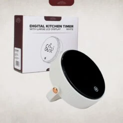 Nimma® Kookwekker - Digitale Keukenwekker - Magnetisch - Incl. Timer En Stopwatch - Draaiknop - Led - Wit -Kookgerei Koning Verkoop 1200x1200 3427