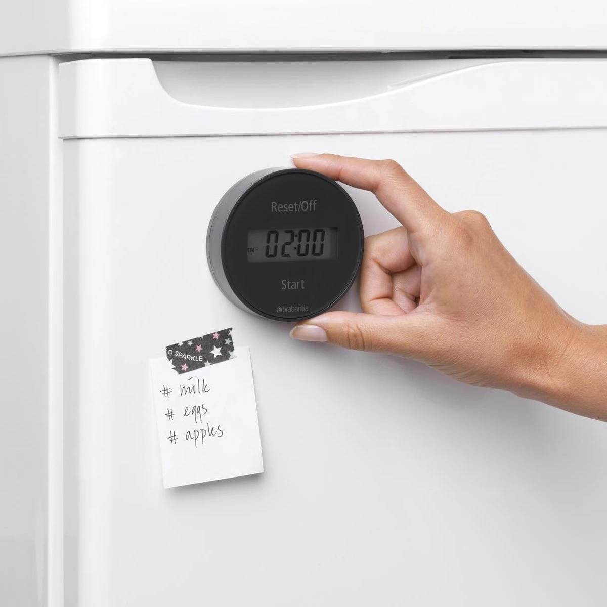 Brabantia Tasty+ Kookwekker - Met Magneet - Dark Grey 3 Brabantia Tasty+ Kookwekker - Met Magneet - Dark Grey - Afbeelding 3