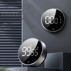 Merkloos Magnetische Timer - Digitale LED Display Stopwatch - Interval Muurklok - Douchetimer - Kookwekker - Cool En Stijlvol -Kookgerei Koning Verkoop 1200x1200 3447