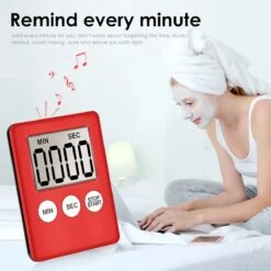 Merkloos Magnetische Kookwekker - Timer - Rood -Kookgerei Koning Verkoop 1200x1200 3450
