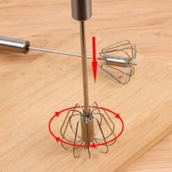 LOUZIR Semi Automatische Garde Van Roestvrij Staal - Beslag Klopper - Staafmixer - Mixer - Zilver 28 LOUZIR Semi Automatische Garde Van Roestvrij Staal - Beslag Klopper - Staafmixer - Mixer - Zilver -Kookgerei Koning Verkoop 1200x1200 3510