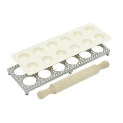 GEFU Ravioliplank - Rond - Wit / Zilver -Kookgerei Koning Verkoop 1200x1200 3561