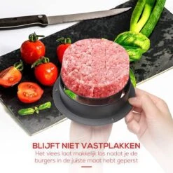 NP Goods - Hamburgerpers 3 In 1 Inclusief 100 Vellen Wax Papier - Hamburger Pers - Burger Press - BBQ Accessoires - Hamburgermaker - Kookgerei -Kookgerei Koning Verkoop 1200x1200 3662