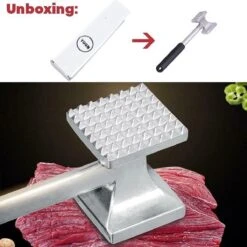YUGN Vleeshamer Vleesvermalser - Ideaal Om Vlees Mals Te Krijgen - Meat Tenderizer Vleespletter - Barbecue Tip - Barbeque BBQ Accesoires - Cadeau Tip 17 YUGN Vleeshamer Vleesvermalser - Ideaal Om Vlees Mals Te Krijgen - Meat Tenderizer Vleespletter - Barbecue Tip - Barbeque BBQ Accesoires - Cadeau Tip -Kookgerei Koning Verkoop 1200x1200 3693