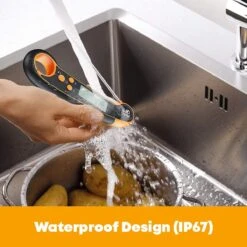 YUGN Combi BBQ Thermometer Vleesthermometer Digitaal En Vleeshamer Vleesvermalser - Inclusief Batterij En Meat Guide - Meat Tenderizer Vleespletter - Oventhermometer Ovenbestendig En Kookthermometer - Barbecue Tip - Barbeque BBQ Accesoires - Cadeau -Kookgerei Koning Verkoop 1200x1200 3703