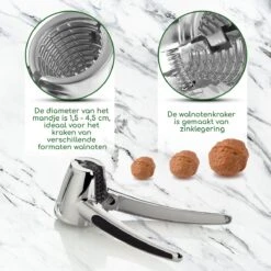 Bikolo - Notenkraker - Walnotenkraker - Walnoot Kraker - Notenprikker + E-Book Kookboek -Kookgerei Koning Verkoop 1200x1200 3735