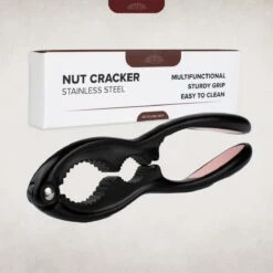 Nimma® Notenkraker - 17 Cm - Walnoten / Noten Kraker - Walnotenkraker - RVS - Zwart -Kookgerei Koning Verkoop 1200x1200 3741