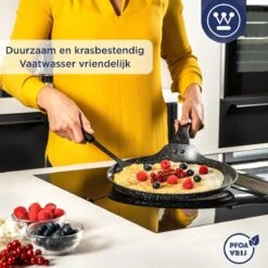 Westinghouse Black Marble - Pannenkoekenpan Inductie - Ø 28 Cm - Zwart Marmer 11 Westinghouse Black Marble - Pannenkoekenpan Inductie - Ø 28 Cm - Zwart Marmer -Kookgerei Koning Verkoop 1200x1200 3807
