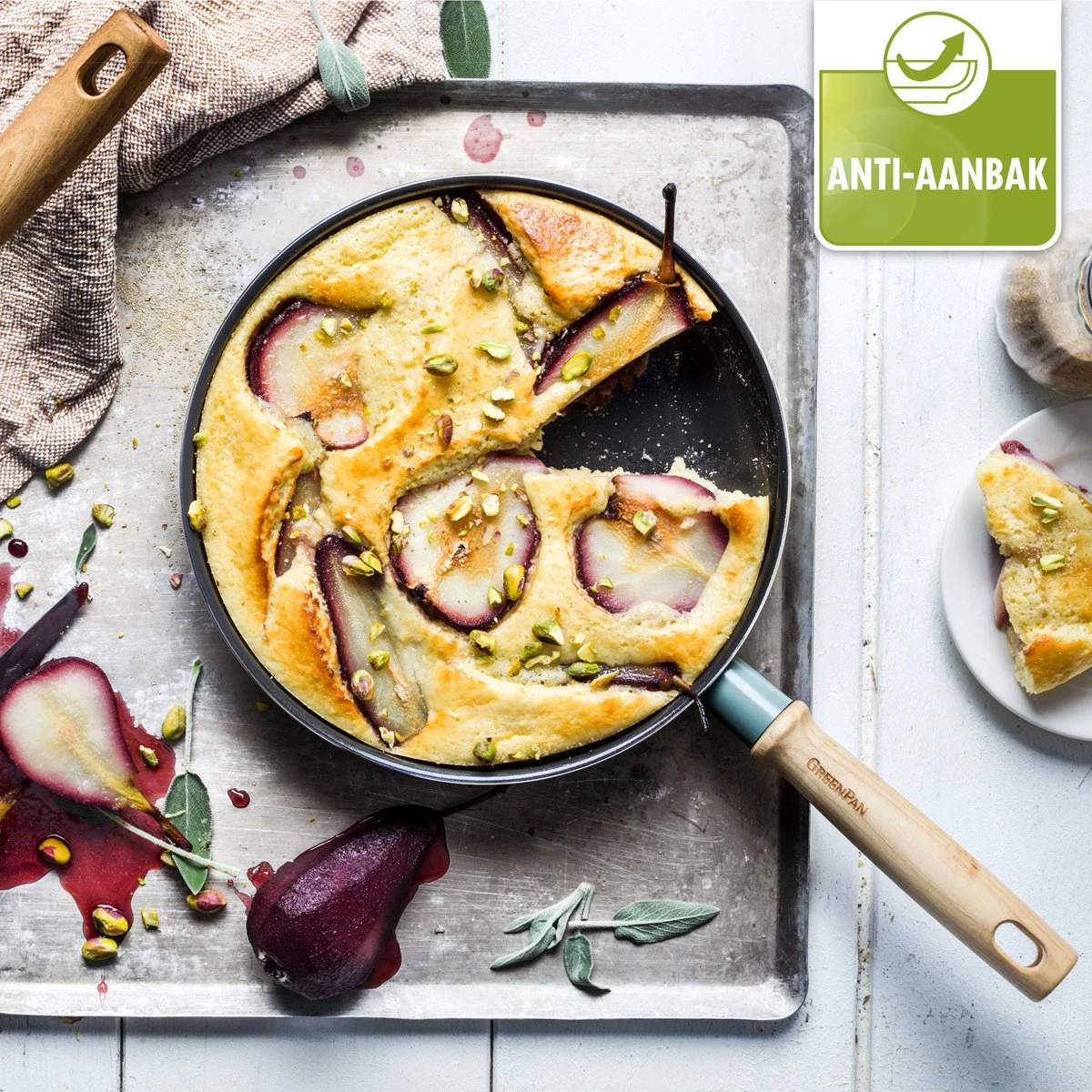 GreenPan Mayflower Koekenpan - Ø 28 Cm - Keramisch - Inductie 3 GreenPan Mayflower Koekenpan - Ø 28 Cm - Keramisch - Inductie - Afbeelding 3