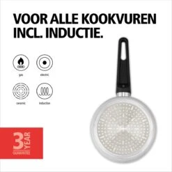 BRABANTIA INDU+ Steelpan Met Deksel - Keramische Antiaanbaklaag - Ø 16 Cm - Inductie - Pfas Vrij -Kookgerei Koning Verkoop 1200x1200 3928