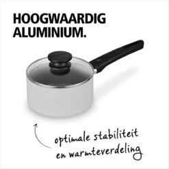 BRABANTIA INDU+ Steelpan Met Deksel - Keramische Antiaanbaklaag - Ø 16 Cm - Inductie - Pfas Vrij -Kookgerei Koning Verkoop 1200x1200 3929