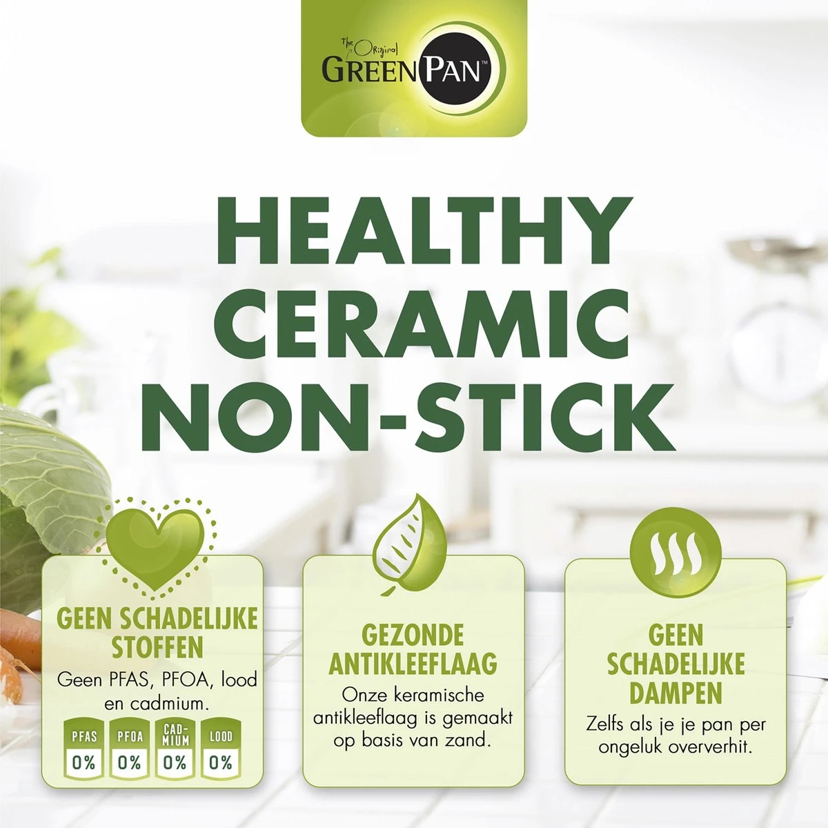 GreenPan Barcelona Infinity Pro Koekenpan 32cm - Zwart - Inductie - PFAS-vrij 13 GreenPan Barcelona Infinity Pro Koekenpan 32cm - Zwart - Inductie - PFAS-vrij - Afbeelding 13