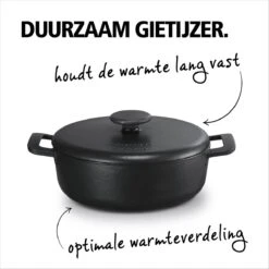 Brabantia The Dutch Braadpan - Matt Black - 28 Cm - Gietijzer 13 Brabantia The Dutch Braadpan - Matt Black - 28 Cm - Gietijzer -Kookgerei Koning Verkoop 1200x1200 4205