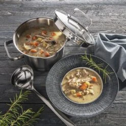 Sola Pannenset Diamond - 4 Delig - Ø 16,16,18,20 Cm - Zilver - RVS - Sandwichbodem -Kookgerei Koning Verkoop 1200x1200 4206