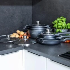 Herenthal Pannenset Inductie - Luxe 10-Delige Pannenset - Kookpotten Voor Alle Warmtebronnen - Kookpan - Pan Inductie Met Glazen Deksels En Koudgrepen - Grijs 17 Herenthal Pannenset Inductie - Luxe 10-Delige Pannenset - Kookpotten Voor Alle Warmtebronnen - Kookpan - Pan Inductie Met Glazen Deksels En Koudgrepen - Grijs -Kookgerei Koning Verkoop 1200x1200 4229
