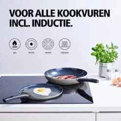 BRABANTIA INDU+ Pannenkoekenpan - Keramische Antiaanbaklaag - Ø 24 Cm - Inductie - Pfas Vrij 9 BRABANTIA INDU+ Pannenkoekenpan - Keramische Antiaanbaklaag - Ø 24 Cm - Inductie - Pfas Vrij -Kookgerei Koning Verkoop 1200x1200 4394