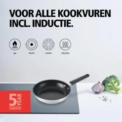 BRABANTIA ENJOYMENT Koekenpan - Keramische Antiaanbaklaag - Ø 24 Cm - Inductie - Pfas Vrij -Kookgerei Koning Verkoop 1200x1200 4425