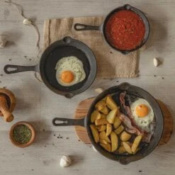 Blackwell Koekenpannenset - Gietijzer - ø 16, 20 En 25 Cm - Zonder Anti-aanbaklaag -Kookgerei Koning Verkoop 1200x1200 4501