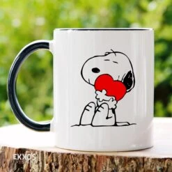 Snoopy Cute Mok - Snoopy Producten - Vrouwen Cadeautje - Valentijn Cadeautjes Voor Haar - Verjaardag Cadeau Man - Valentijn Cadeu Man - Mokken - Theeglazen - Koffiekopjes