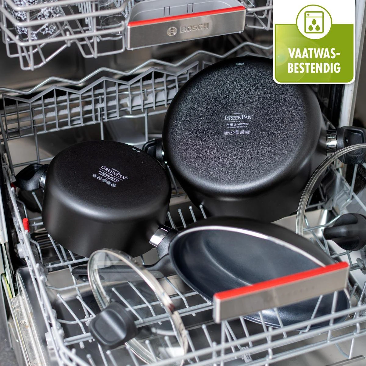 GreenPan Memphis Keramische Koekenpannenset - Ø24 + Ø28 Cm - PFAS-vrij 17 GreenPan Memphis Keramische Koekenpannenset - Ø24 + Ø28 Cm - PFAS-vrij - Afbeelding 17