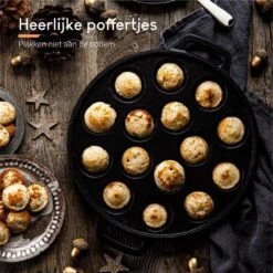 Ocina Poffertjespan– 19 Poffertjes – Poffertjesmaker – Poffertjespan Inductie – Poffertjespan Electrisch – Gietijzeren Pan – Inclusief Warmtebestendige Handvaten– Gratis Receptenboek 15 Ocina Poffertjespan– 19 Poffertjes – Poffertjesmaker – Poffertjespan Inductie – Poffertjespan Electrisch – Gietijzeren Pan – Inclusief Warmtebestendige Handvaten– Gratis Receptenboek -Kookgerei Koning Verkoop 1200x1200 4620