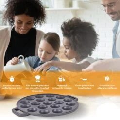 CuisiNoon® Poffertjespan Premium - Complete Poffertjesmaker Set - Inclusief Bakboek 11 CuisiNoon® Poffertjespan Premium - Complete Poffertjesmaker Set - Inclusief Bakboek -Kookgerei Koning Verkoop 1200x1200 4626