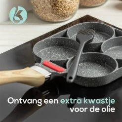 Culistar Pannenkoekenpan Inductie - Pancake Pan - Omeletpan - Omeletmaker - Eierpan - Inclusief Receptenboekje 19 Culistar Pannenkoekenpan Inductie - Pancake Pan - Omeletpan - Omeletmaker - Eierpan - Inclusief Receptenboekje -Kookgerei Koning Verkoop 1200x1200 4729