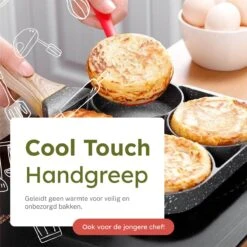Merkloos Pancake Pan - Omeletpan - Eierpan - Anti Aanbaklaag - PFAS Vrij - Pancake Maker - Geschikt Voor Alle Warmtebronnen - Inductie Pannen -Kookgerei Koning Verkoop 1200x1200 4755
