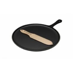 Le Creuset Le Creuster Gietijzeren Pannenkoekpan - Mat Zwart - 27cm -Kookgerei Koning Verkoop 1200x1200 4781
