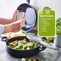 Greenpan Torino Keramische Hapjespan - 28 Cm - Met Glazen Deksel -Kookgerei Koning Verkoop 1200x1200 4786