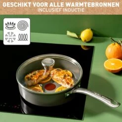 Tefal Renew+ Keramische Hapjespan - Ø 24 Cm - Met Deksel 21 Tefal Renew+ Keramische Hapjespan - Ø 24 Cm - Met Deksel -Kookgerei Koning Verkoop 1200x1200 4857