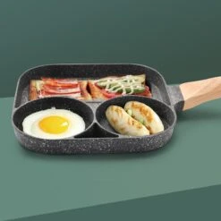 3-in-1 Grillpan Met Temperatuurgecontroleerde Antiaanbaklaag - Kook Verschillende Gerechten Tegelijk Zonder Oververhitting Of Verbranding -Kookgerei Koning Verkoop 1200x1200 4913
