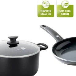 GreenPan Cambridge Grillpan 28cm - Zwart - Inductie - PFAS-vrij -Kookgerei Koning Verkoop 1200x1200 4928
