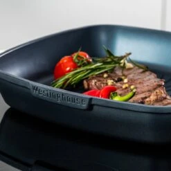 Westinghouse Performance Series - Grillpan Inductie 28cm - Luxe Grillpan - Blauw - Steakpan - Geschikt Voor Alle Warmtebronnen Inclusief Inductie En Ovenbestendig -Kookgerei Koning Verkoop 1200x1200 4941