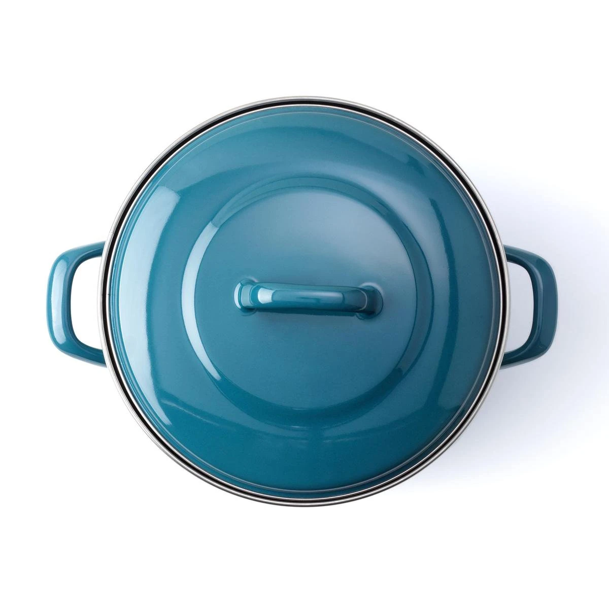 BK Fortalit Braadpan Ø 28 Cm - Blauw - Emaille - Inductie 2 BK Fortalit Braadpan Ø 28 Cm - Blauw - Emaille - Inductie - Afbeelding 2